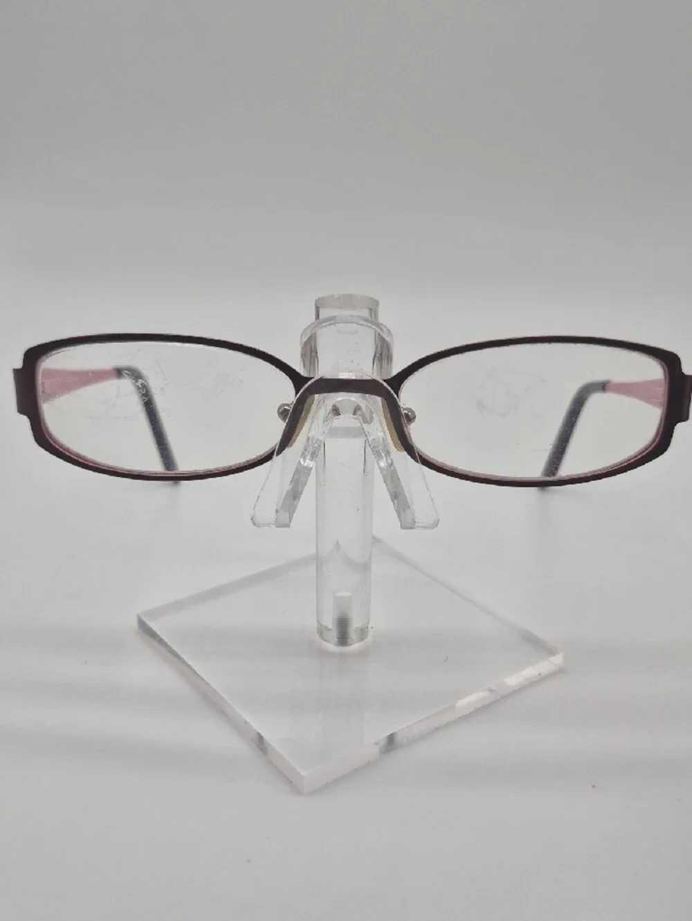 Liz Claiborne Women's Merlot/Pink Eyeglass Frames